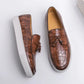 GIOVANNO - EMBOSSED LEATHER LOAFER